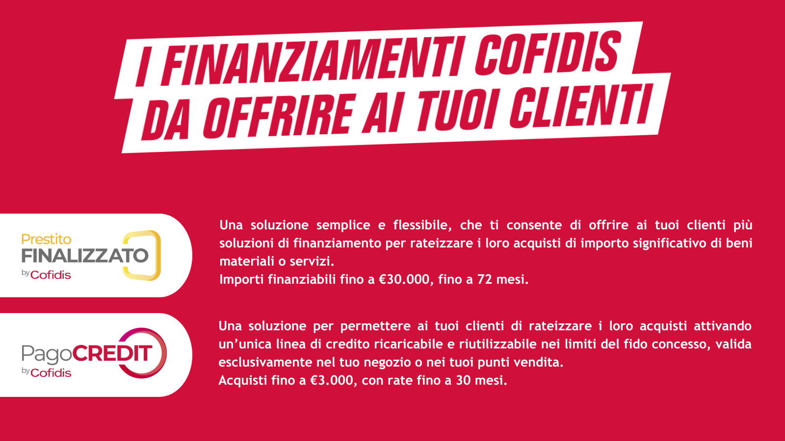 Finanziamenti per il business