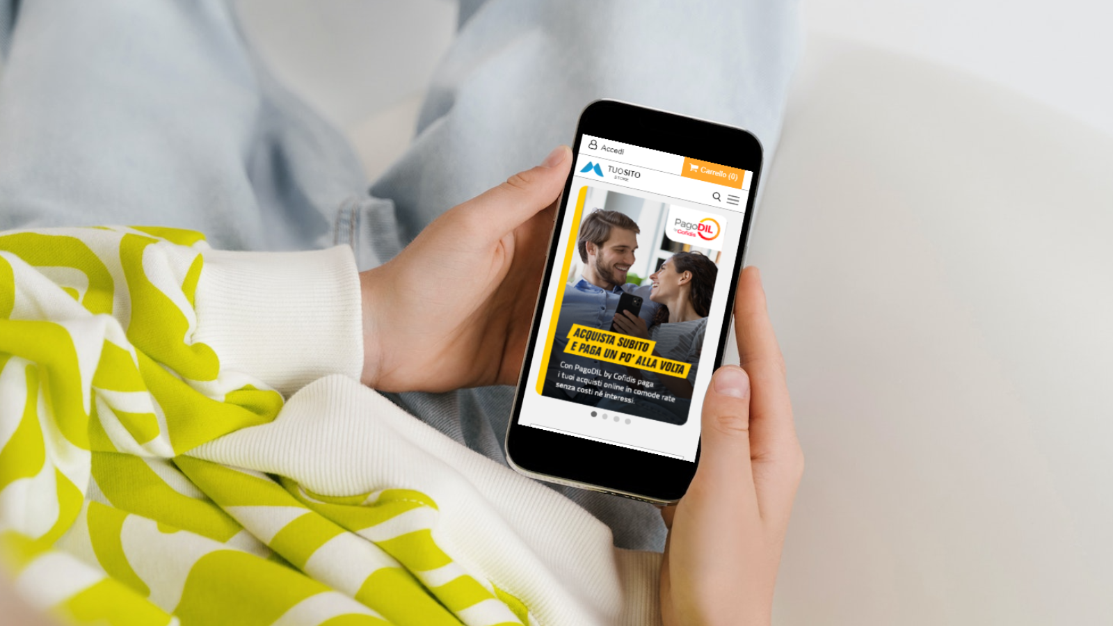 Pagamento con PagoDIL su ecommerce